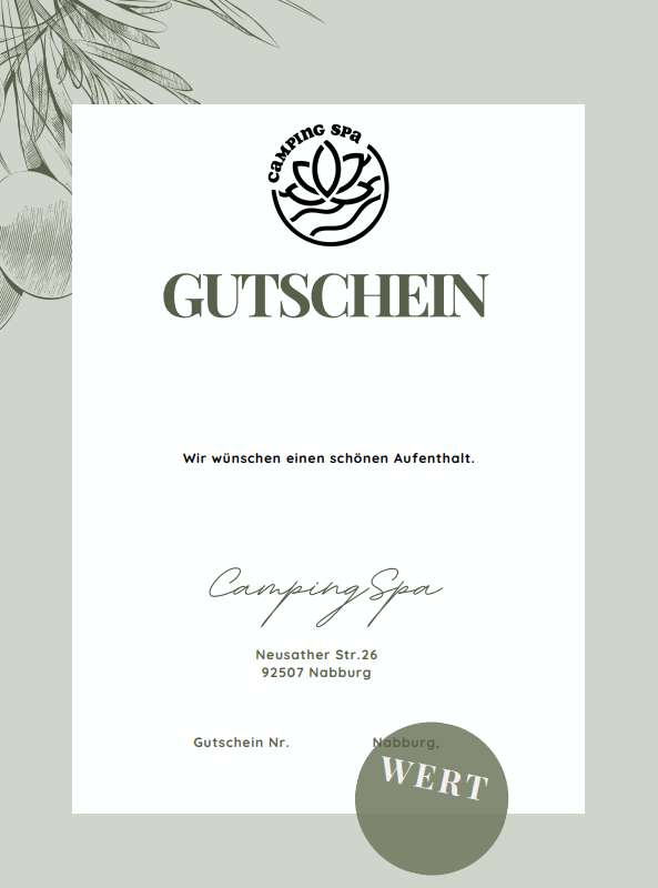 Gutschein CampingSpa